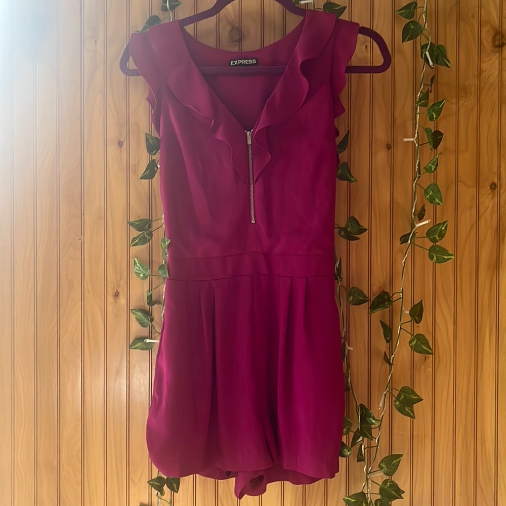Magenta Express Romper